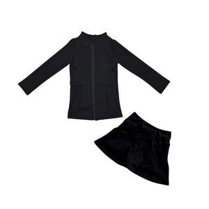 Pre-order GLD0995 baby Girls black dress outfits ( Deadline Dec.27 )