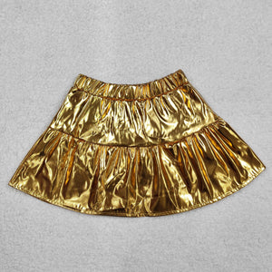 GLK0043 Girls golden Skirt
