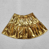 GLK0043 Girls golden Skirt