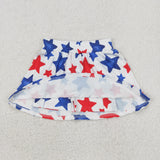GLK0055 Girls July Fourth star Skirt