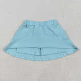 GLK0065 Girls blue Skirt cotton
