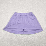 GLK0067 Girls purple Skirt cotton