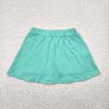 GLK0069 Girls green Skirt cotton