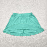 GLK0069 Girls green Skirt cotton