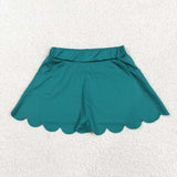 GLK0077 Girls green Skirt yoga