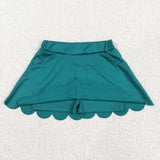 GLK0077 Girls green Skirt yoga