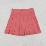 GLK0080 Girls orange Skirt yoga
