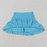 GLK0082 Girls blue Skirt yoga