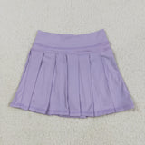 GLK0085 Girls purple Skirt yoga