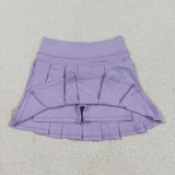 GLK0085 Girls purple Skirt yoga