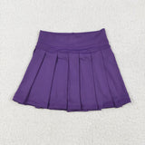 GLK0086 Girls purple Skirt yoga