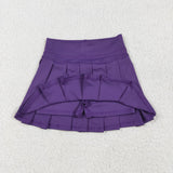 GLK0086 Girls purple Skirt yoga