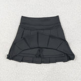 GLK0087 Girls black Skirt yoga