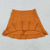 GLK0109 Girls orange Skirt yoga