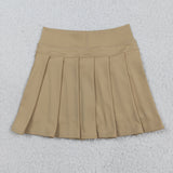 GLK0123 Girls Khaki Skirt yoga
