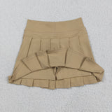 GLK0123 Girls Khaki Skirt yoga