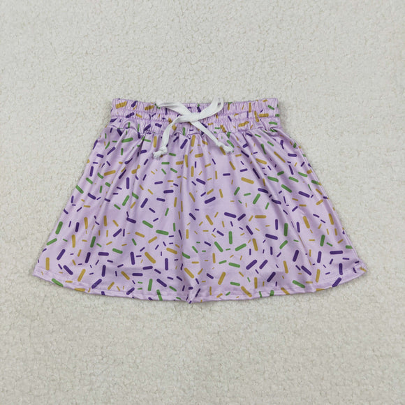 GLK0144  Girls girls purple Skirt