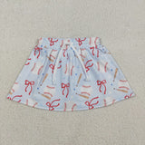 GLK0169 baseball Girls bow Skirt yoga
