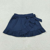 GLK0217 Girls girls navy floral Skirt