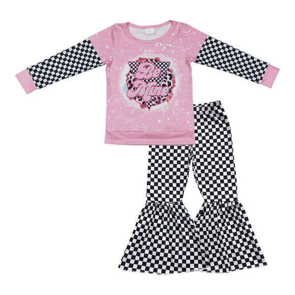 be mine pink and black plaid girls outfits