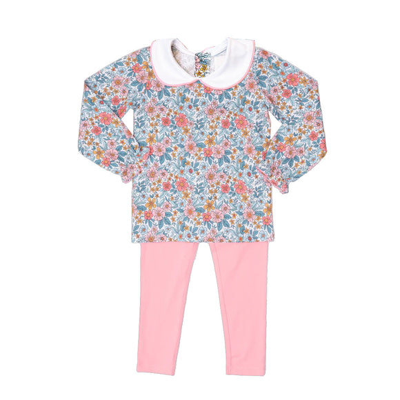Deadline May 15 pre order Floral long sleeves top leggings girls clothing