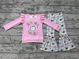 GLP1369 Halloween long sleeve ghost pink girls outfits