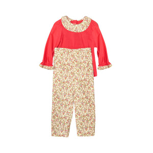 GLP1568 pre-order  toddler girl clothes floral girl winter set-2024.8.2