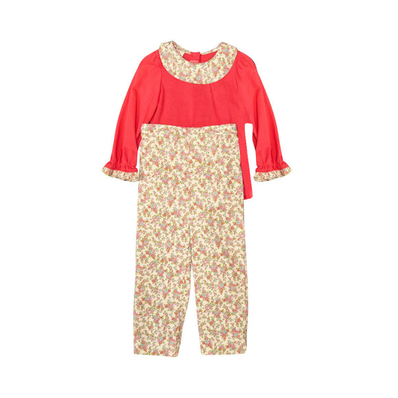 GLP1568 pre-order  toddler girl clothes floral girl winter set-2024.8.2