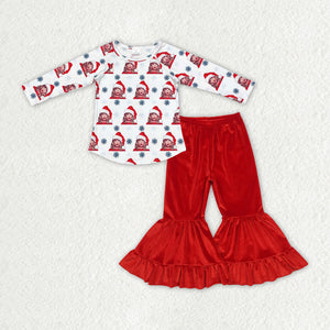 GLP1842 Christmas TS red girls clothing