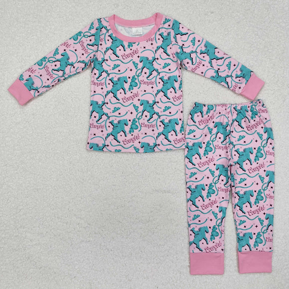 GLP1911 long sleeve western cowgirl pajamas