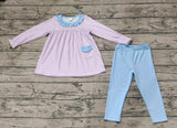 GLP1982 pre order long sleeve blue girls outfits