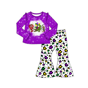 GLP2124 pre order long sleeve Mardi Gras girls outfits