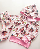 Pre-order GLP2233 pink Snoopy hat pullover pajamas