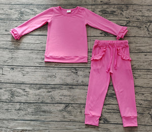 Pre-order GLP2258 baby Girls pure rose pajamas