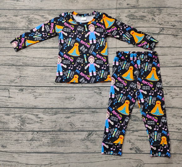 Pre-order GLP2271 baby Girls rachel black pajamas ( Deadline Dec.12 )