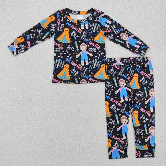 GLP2271 baby Girls rachel black pajamas