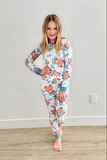 Pre-order GLP2285 baby Girl Valentine's Day blue pajamas ( Deadline Dec.18 )