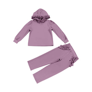 Pre-order GLP2304 baby Girls purple outfits cotton ( Deadline Dec.27 )