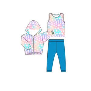 Pre-order GLP2312 baby Girls blue pant outfits  ( Deadline Dec.29 )