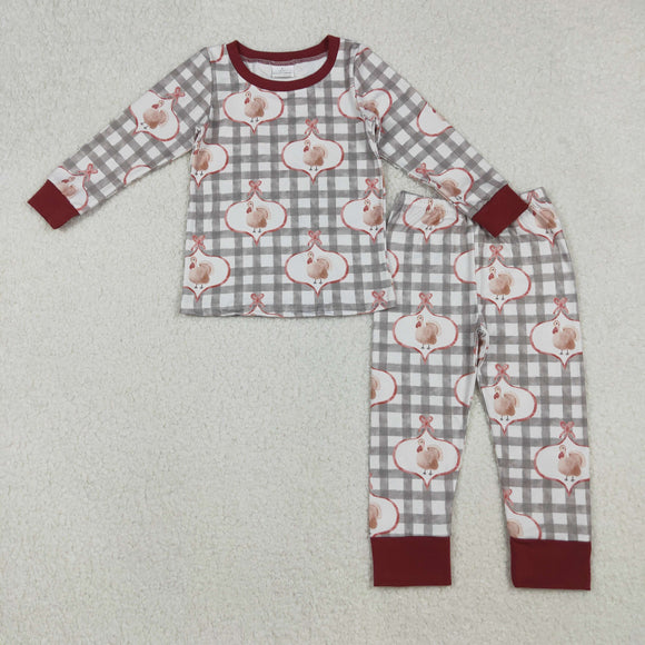 GLP2885 Thanksgiving girls pajamas 12/18M-7/8T