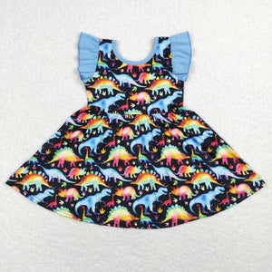 GSD0516---short sleeve dinosaur dress