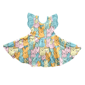 GSD0573--pre order Easter rabbit  girls dress