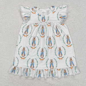 GSD1458  short sleeve Easter rabbit dress