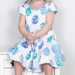 GSD1459 pre order short sleeve Easter egg dress