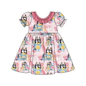 GSD1494 pre order short sleeve daddy's girls girls dress