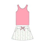 Pre-order GSD1596 baby girls pink Outfits Skirt ( Deadline Dec.6 )