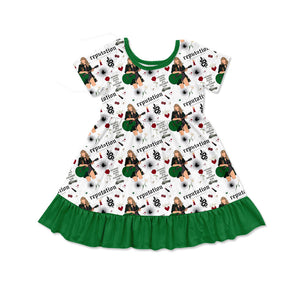 Pre-order GSD1681 baby Girls singer short sleeve Dress（Deadline Dec.27）