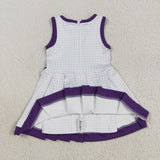 GSD2758 girls purple Dress yoga
