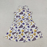 GSD2781 girls purple CHEER derss yoga