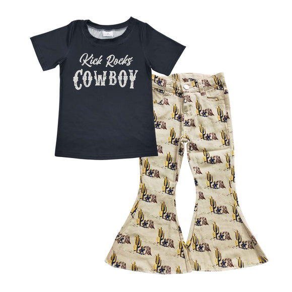 cow boy top +cowboy jeans outfits